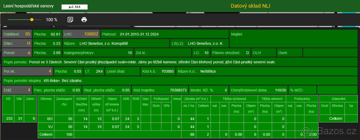 Prodám pozemky v katastrálním území Neštětice - 5