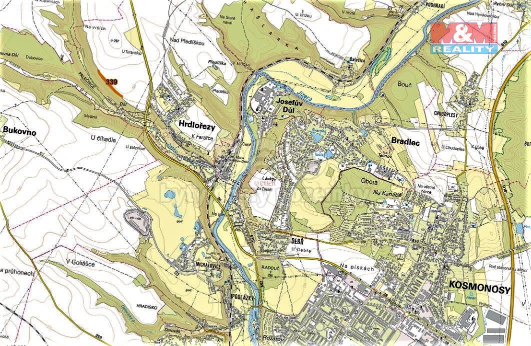 Prodej lesa, 3528 m², Hrdlořezy u Mladé Boleslavi - 5