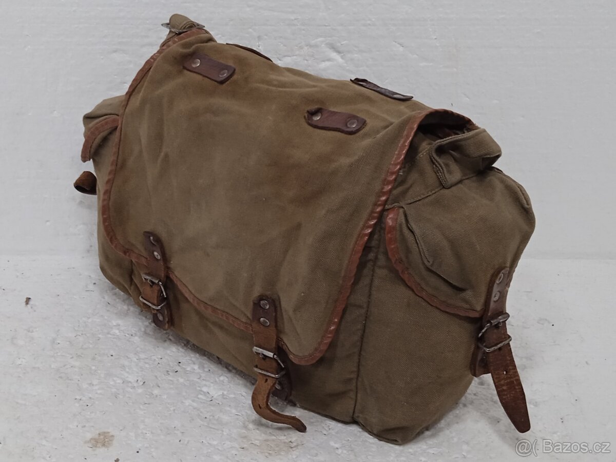 Retro Vojenská Turistická brašna přes rameno - 5