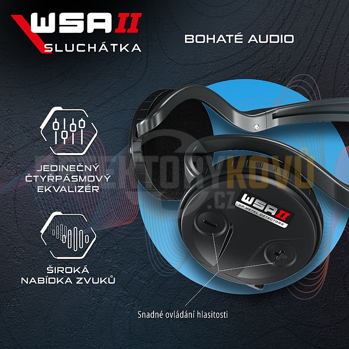 Bezdrátová sluchátka XP WSA II pro DEUS II - 5