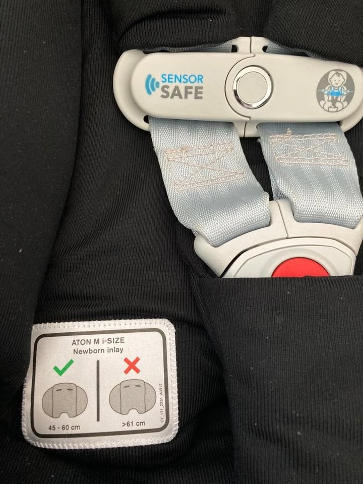 CYBEX - Aton M i-Size - Deep Black a SensorSafe Kit Infant - 5