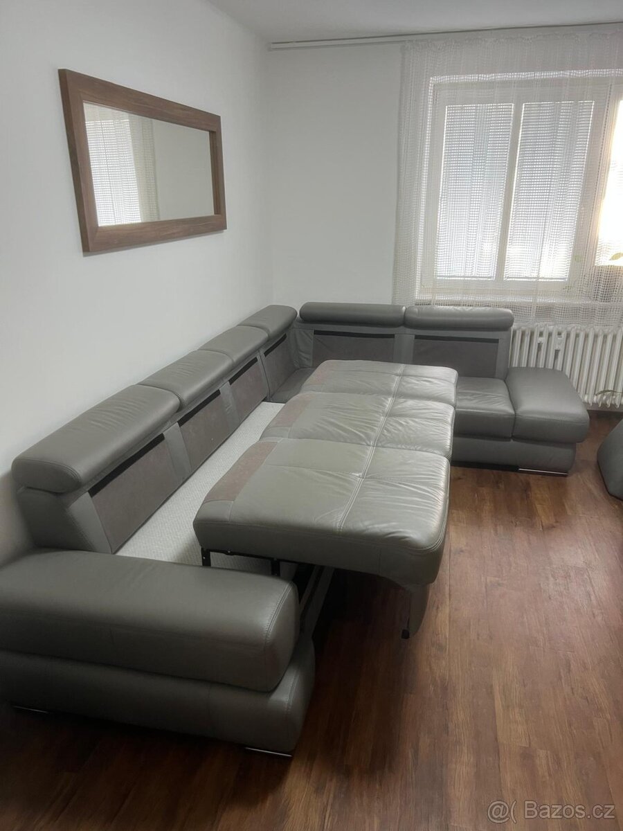 Rohova kožená sedačka TOP stav - 5