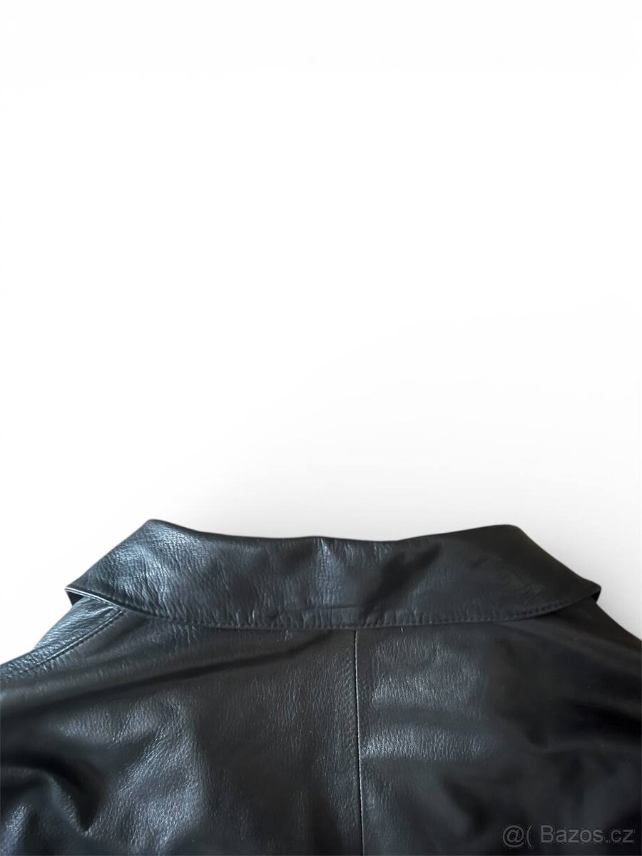 Kožený kabát Burberry London - 5