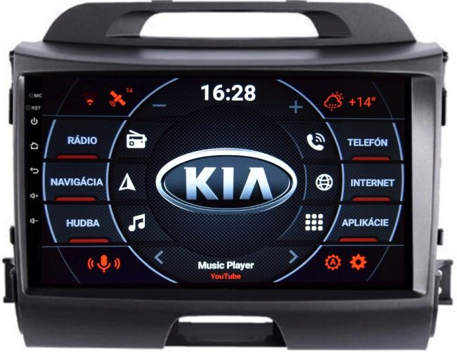 KIA / HYUNDAI dotykove autoradia Android DVD USB SD WIFI BT - 5