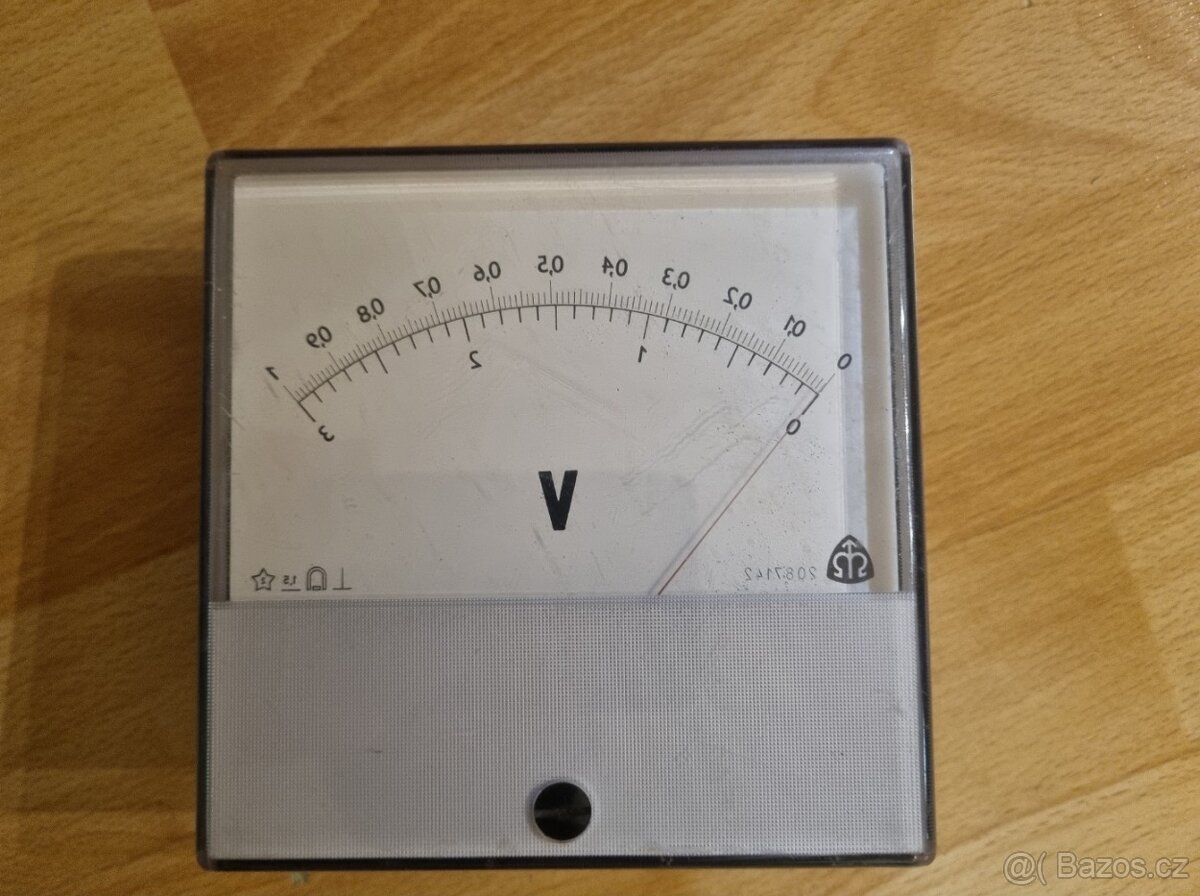 Retro panelový mikro-ampérmetr, Nový⭐ - 5