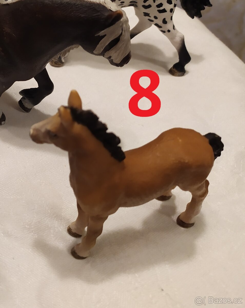 30. Koně zn. Schleich v hezkém stavu - 5