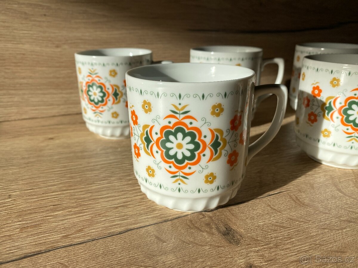hrnek retro hrnek hrneček sada sběratelských hrnků - 5