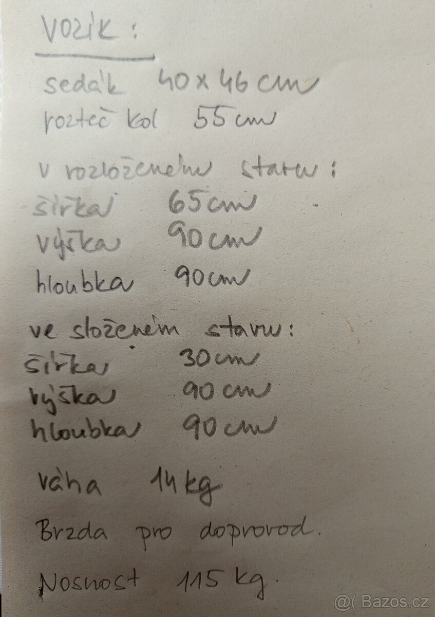 Mechanický invalidní vozík - 5