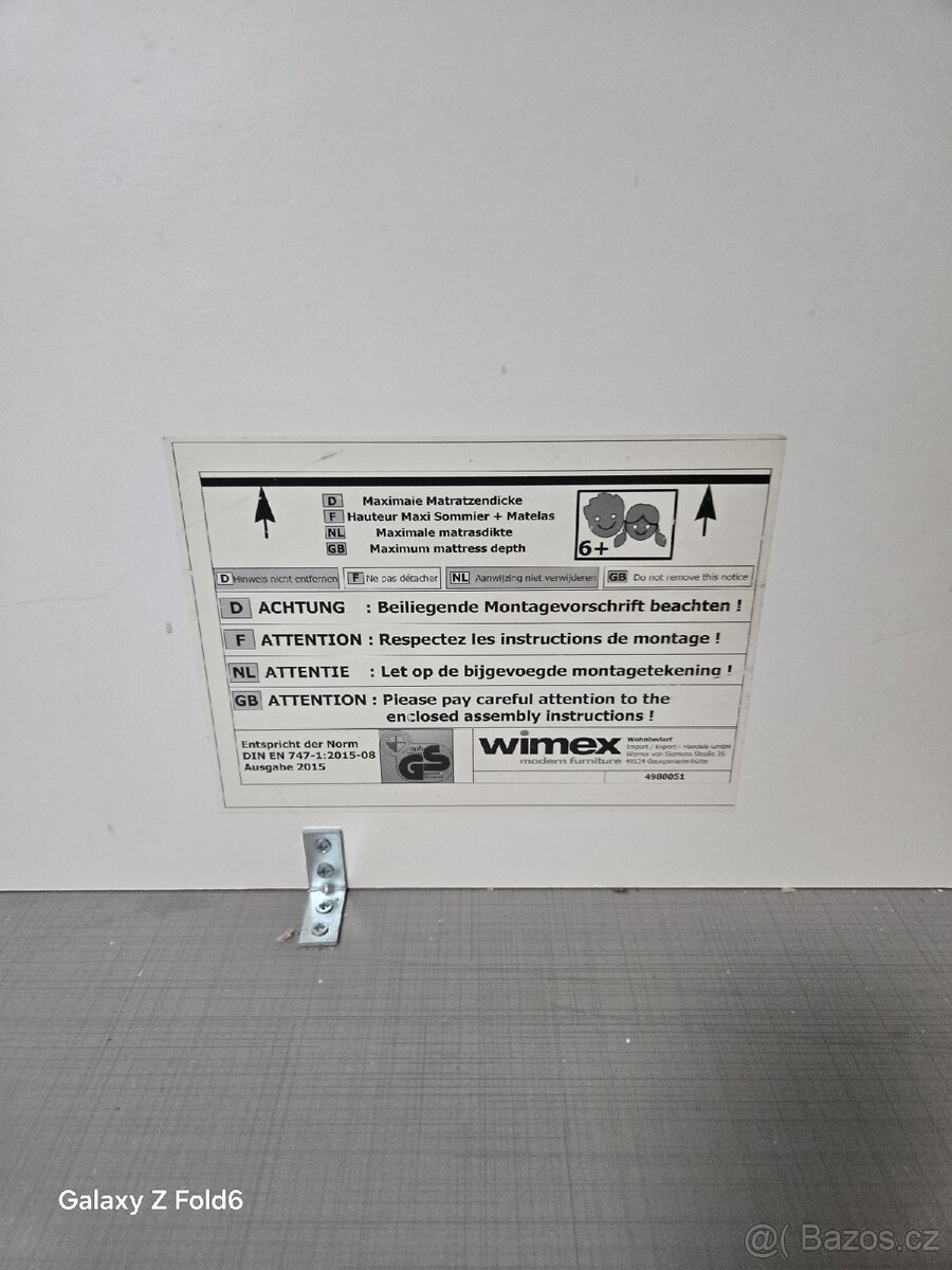 Postel vyvýšená zachovalá super cena. - 5