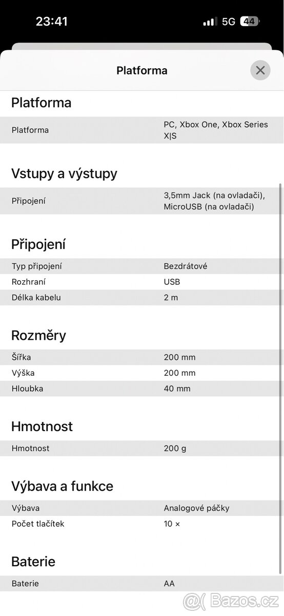Herní ovladač Xbox/Pc - 5