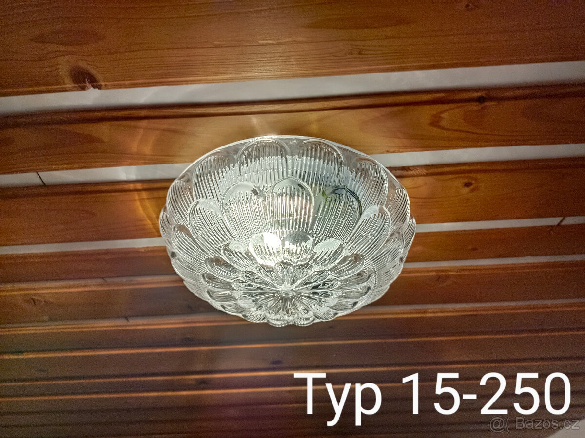 Retro křišťálová svítidla přísazná, na strop i na stěnu, - 5