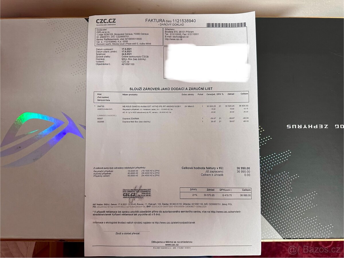 ASUS rog zephyrus G14 - 5