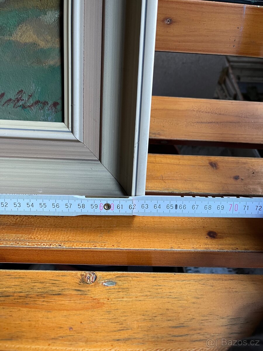 Olejomalba – Krajina s řekou a loďkou - 5