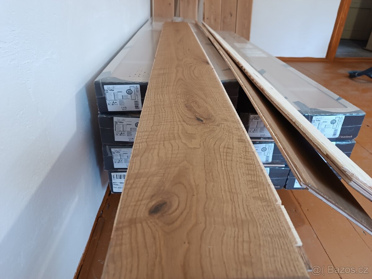Dřevěná podlaha DUB TOFFEE GRANDE cena za m² - 5