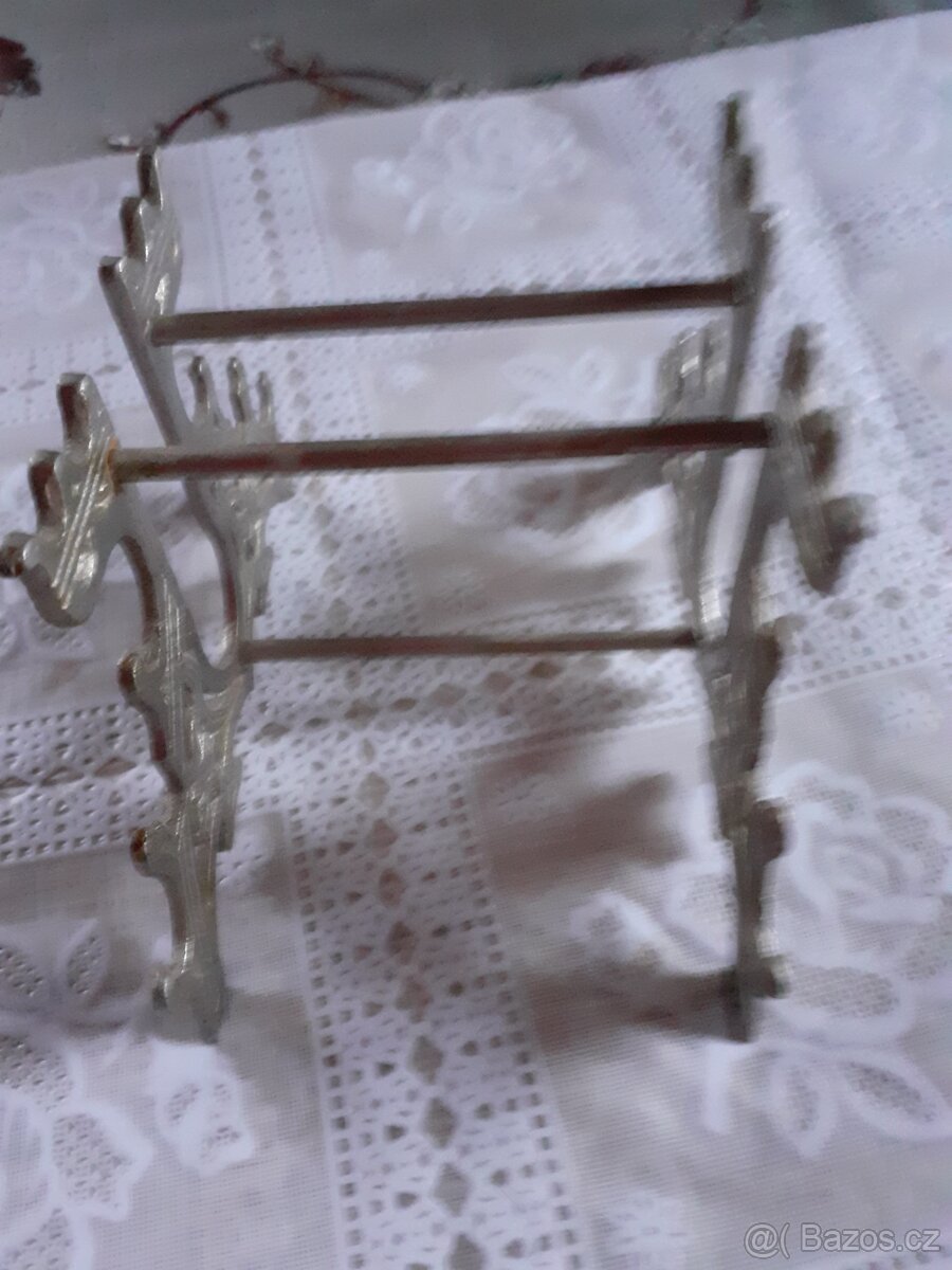 Retro stojan na papírové ubrousky,věšáky - 5