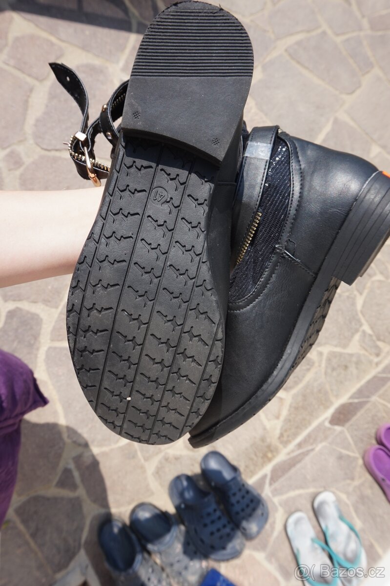 dámské kotníkové boty v.41 nenošené - 5