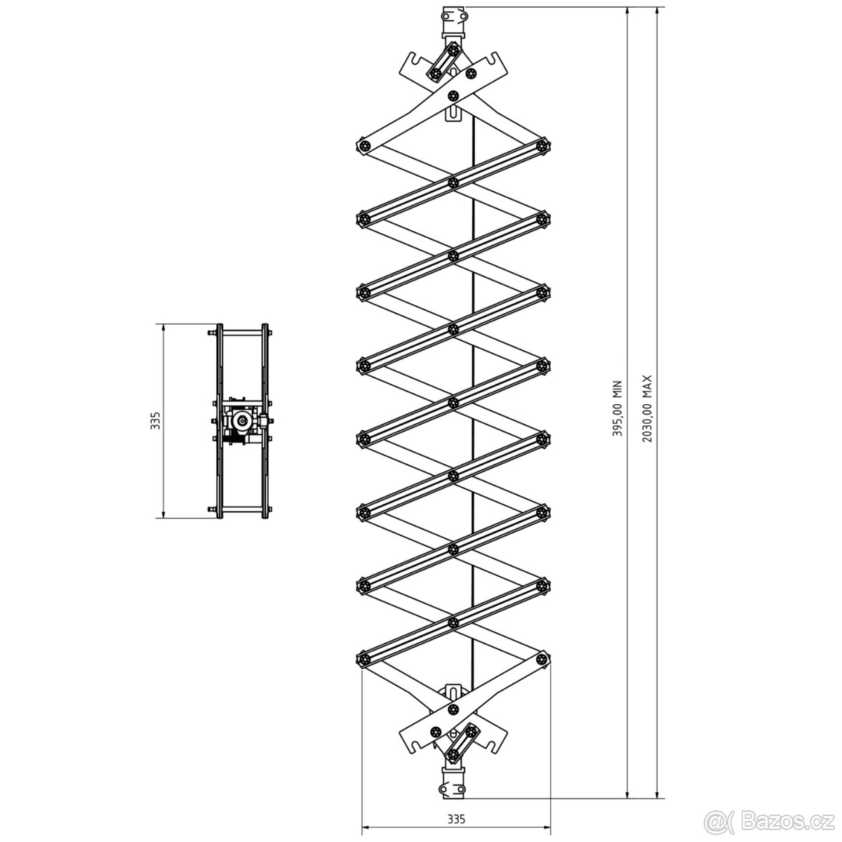 Stahovací pantograf KIT, FOMEI - 5