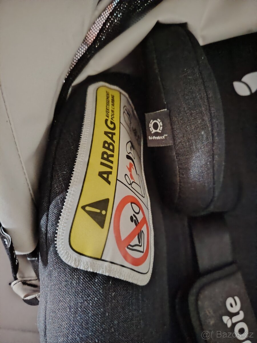 Černá autosedačka vajíčko Joie i-gemm3 top stav - 5