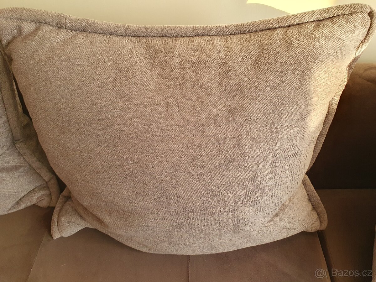 Rohová pohovka,rozkládací, s úložným prostorem - 5