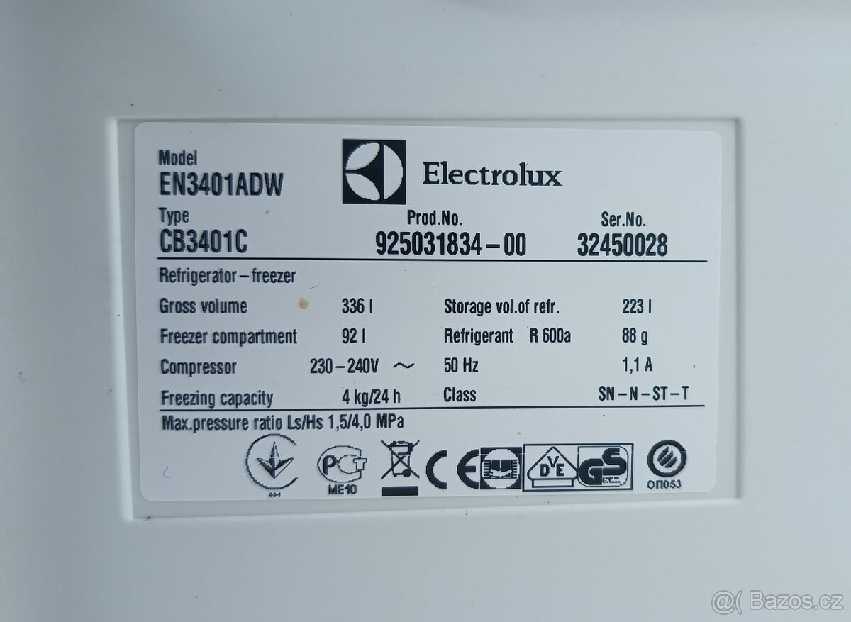 CHLADNIČKA S MRAZNIČKOU ELECTROLUX - A++ - 175cm - 5