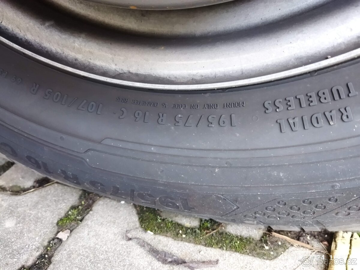 Continental VanContact 200 195/75 R16 C 107/105 R Letní NOVE - 5