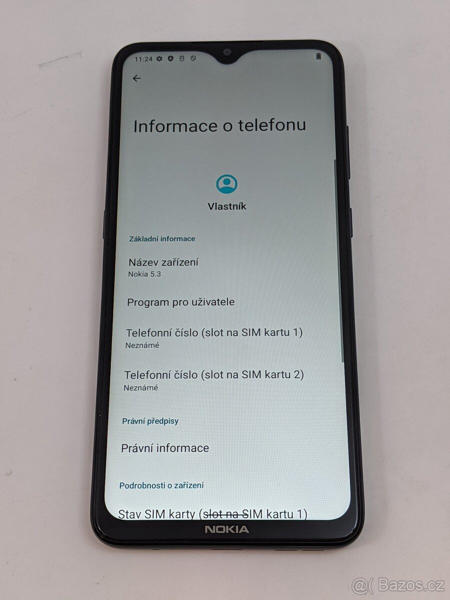 Nokia 5.3 4/64gb black. Záruka 6 měsíců. - 5