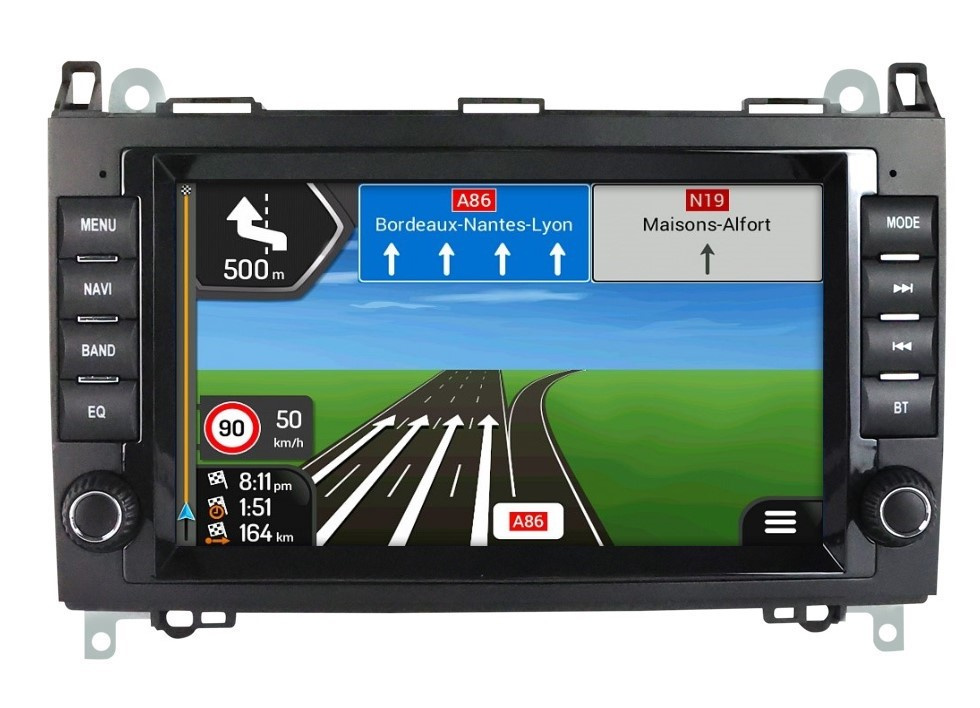 8" Mercedes A,B,Vito, Viano, Sprinter, VW Crafter Android 1 - 5