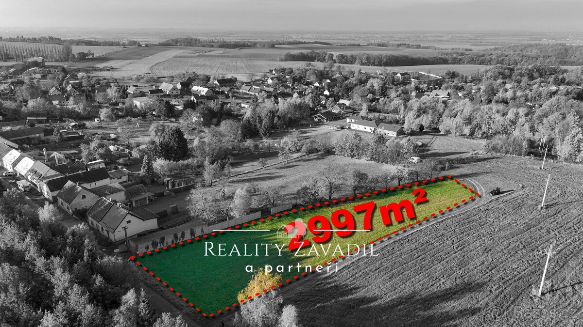 Prodej, stavební pozemek 2 997 m², Domašov u Šternberka - 5