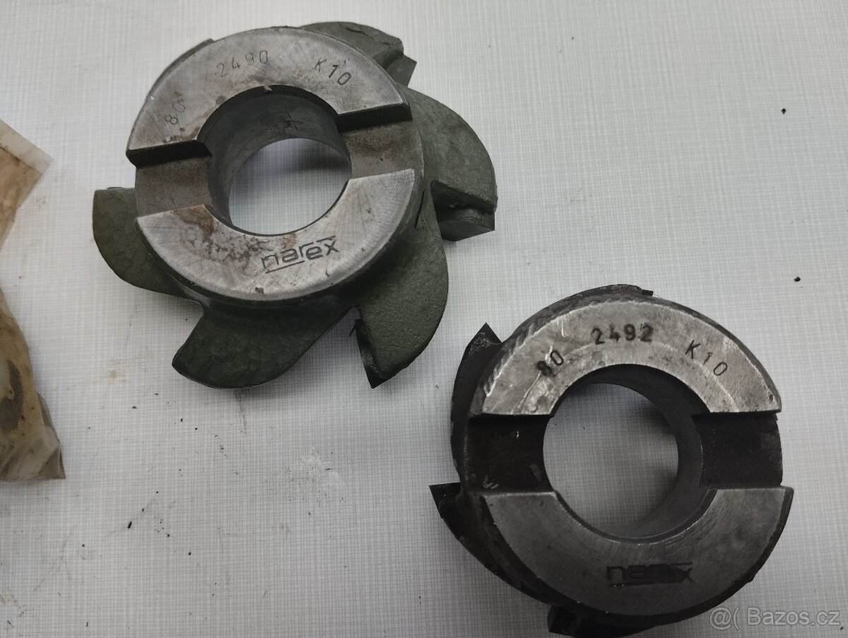 Válcové frézy a koník s hrotem - 5