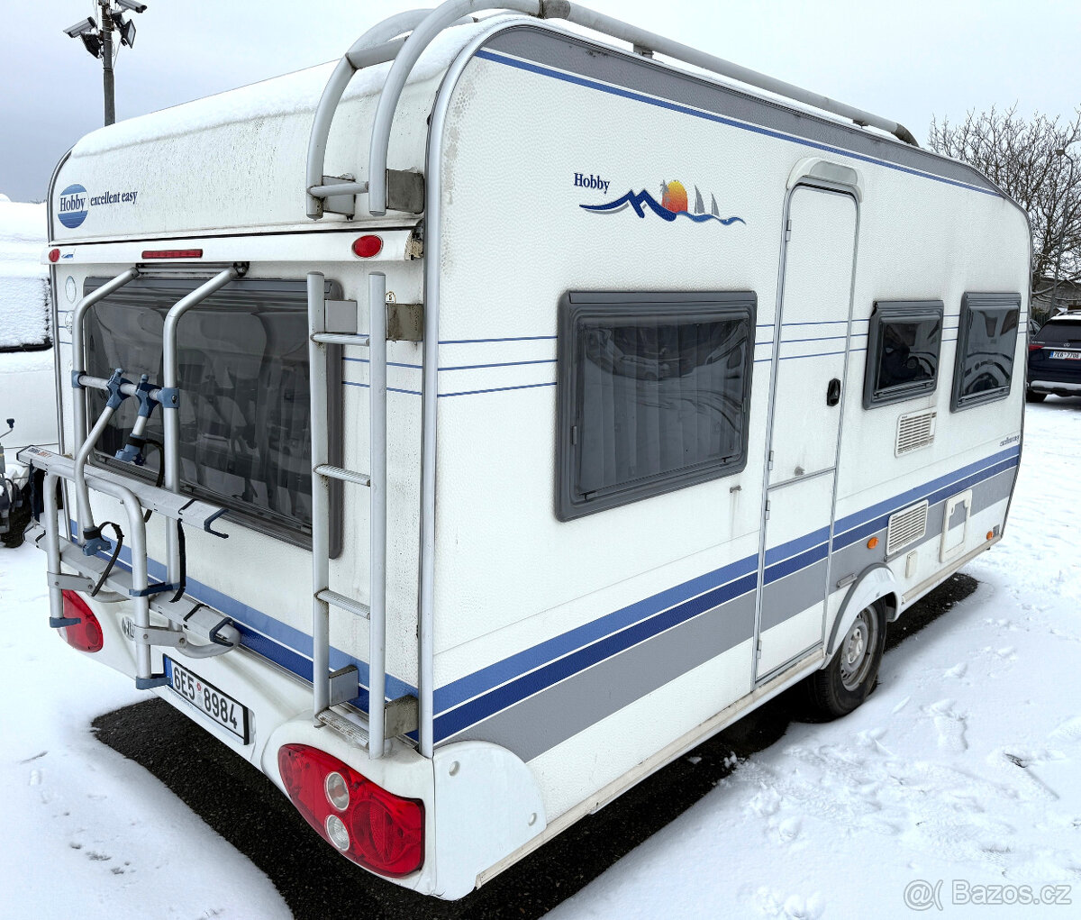 Hobby 450 UF Excellent , PŘEDSTAN, SOLAR, NOSIČ KOL - 5