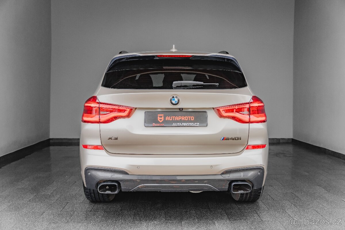 BMW X3 M40i-HUD-H&K-LED-Tažné-CZ-R20 - 5