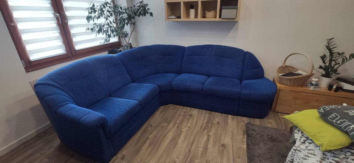 Modrá sedací souprava - 5