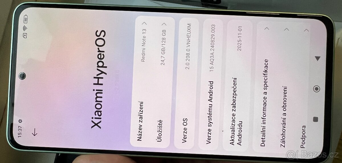 Xiaomi Redmi Note 13 128gb Mint green Top stav - 5