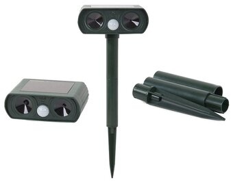 SOLÁRNÍ ULTRAZVUKOVÝ ODPUZOVAČ ZVÍŘAT PRO OCHRANU ZÁHRADY - 5