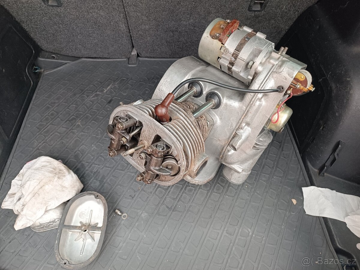 Motor Ural 650 12V převodovka se zpátečkou Ural difer - 5