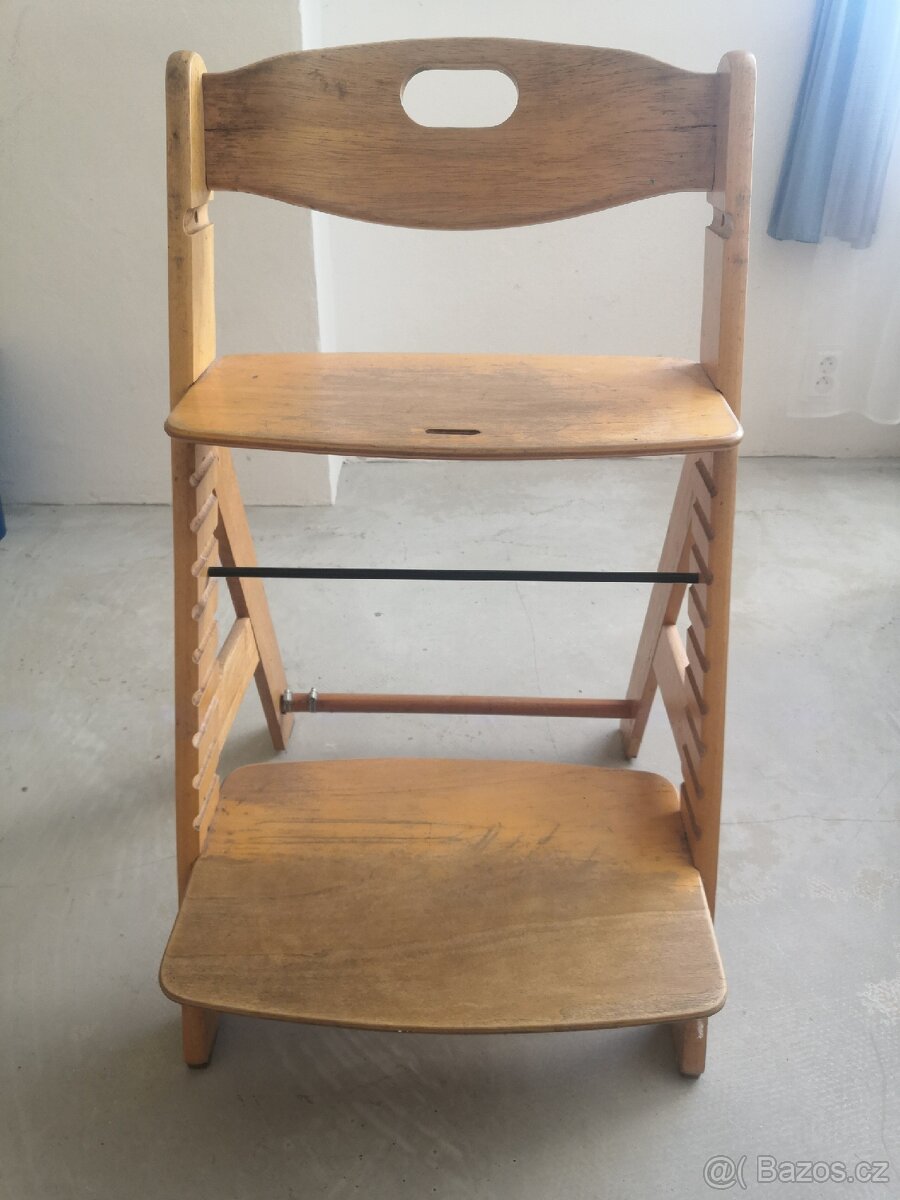 Dětská dřevěná rostoucí židle - 5