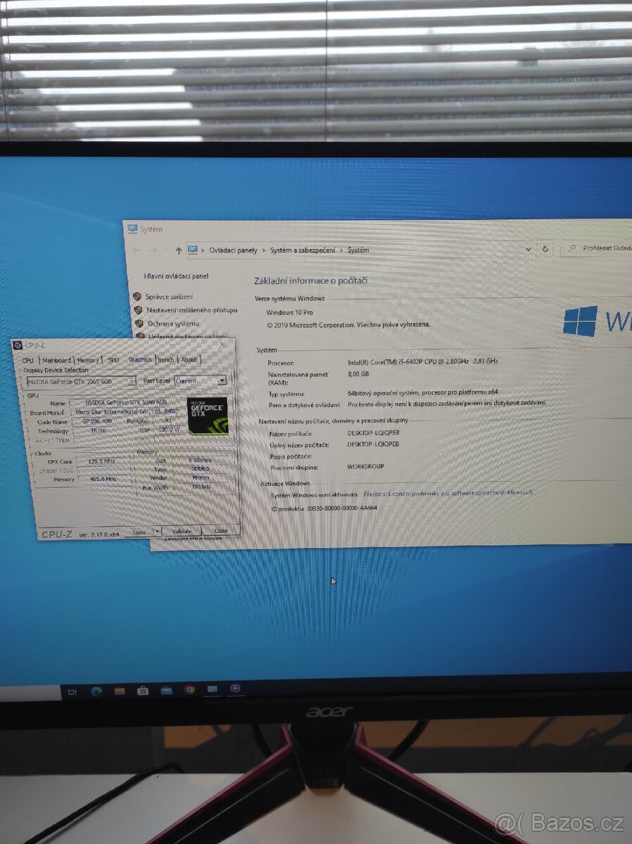 Herní počítač I5, GTX 1060 6GB, RAM 8GB, HDD 500GB - 5