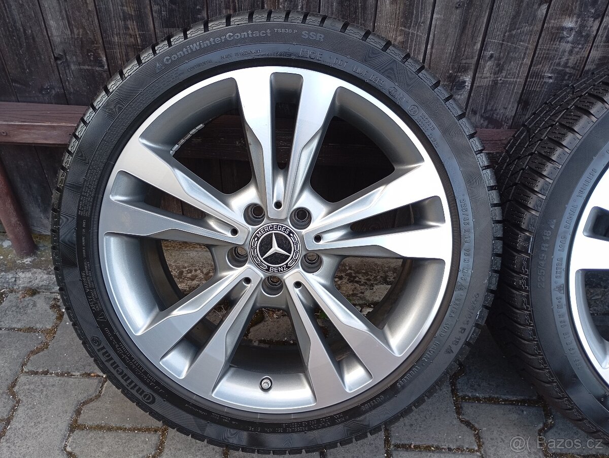 Zimní sada Mercedes Benz 5x112 225/45/18 Continental - 5