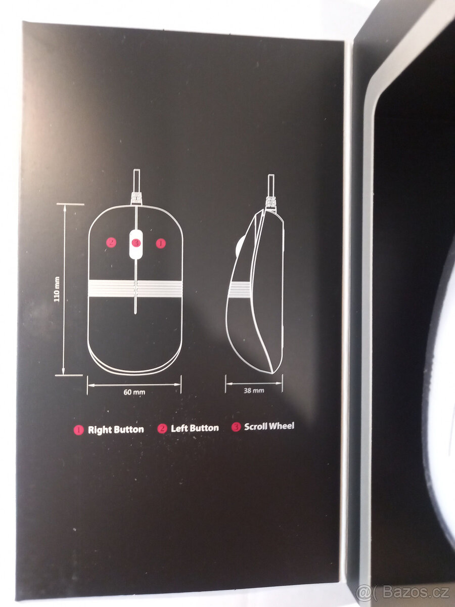 Optická myš s kabelem/ vodotěsná IP67/ nerozbalená Perimice - 5