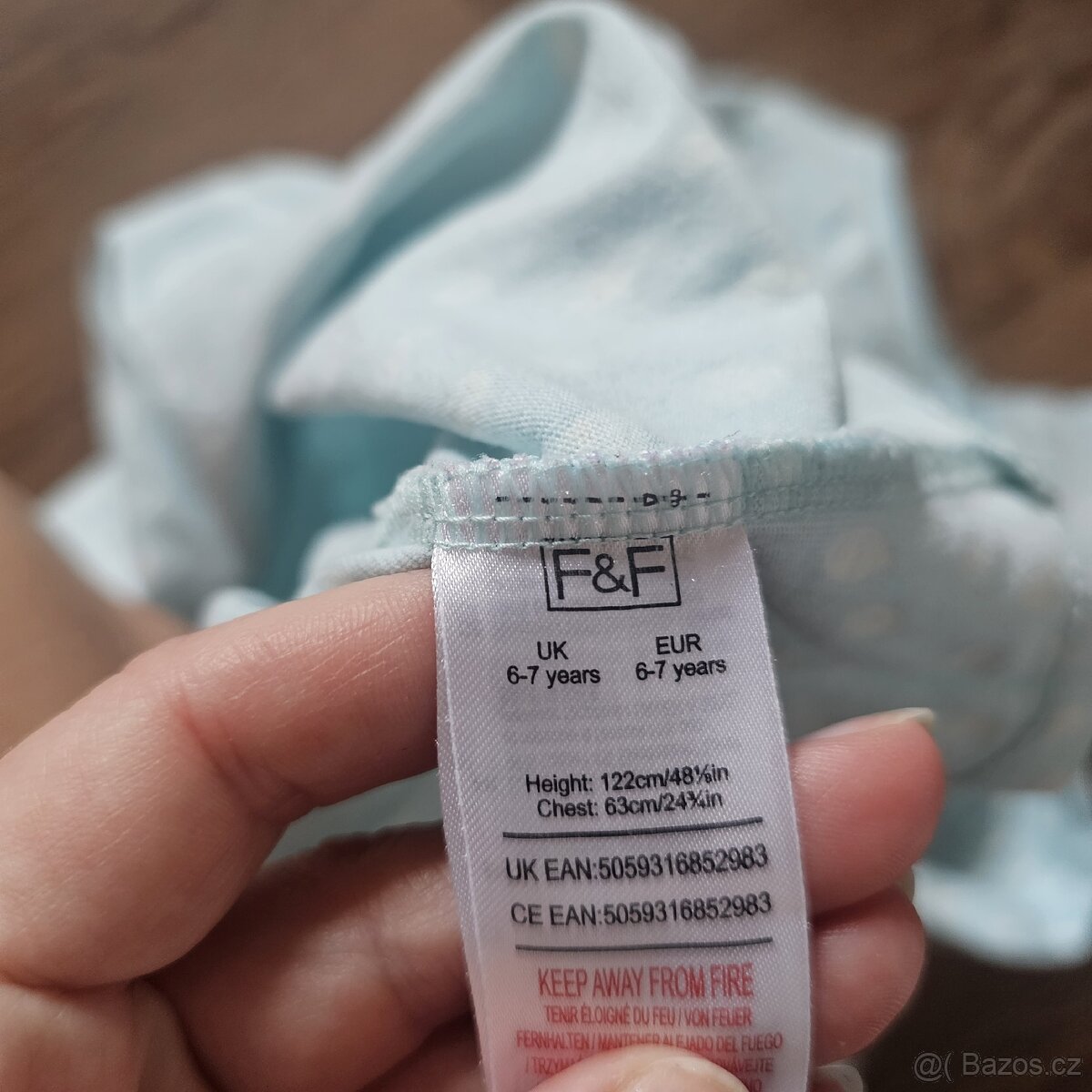 Šaty F&F vel. 122 - modré - 5