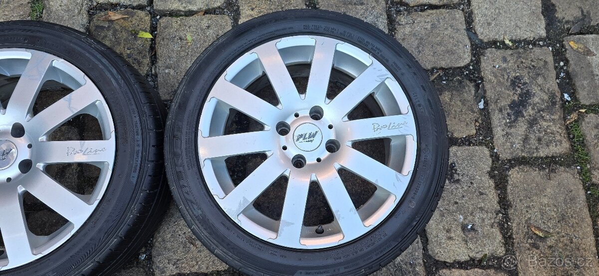 16" lité disky, 4x108, 7x16", ET25 letní 195/50/16 - zašl - 5