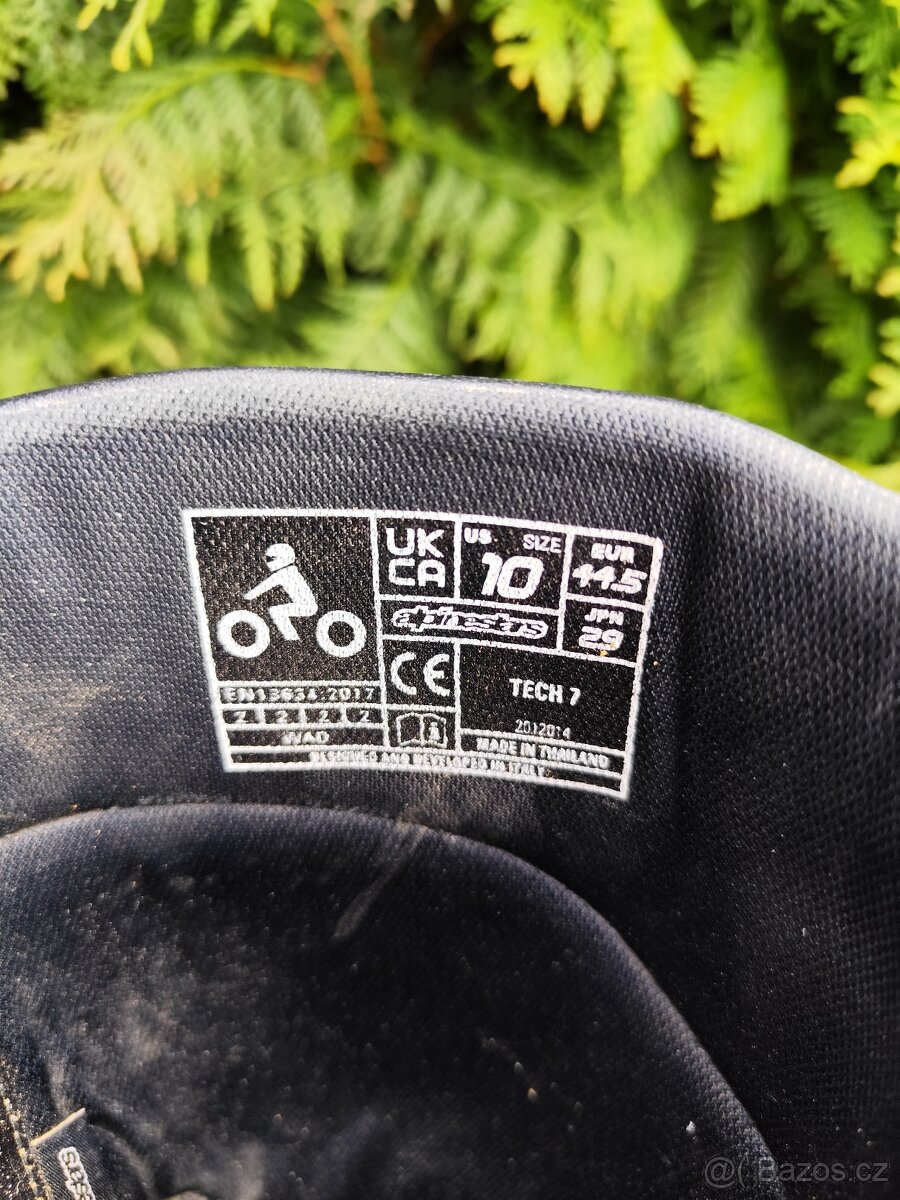 MX / enduro boty Alpinestars Tech 7, vel. 44,5 - 5