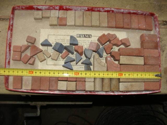 Richterova kamenná stavebnice kolem r.1880 + katalog - 5