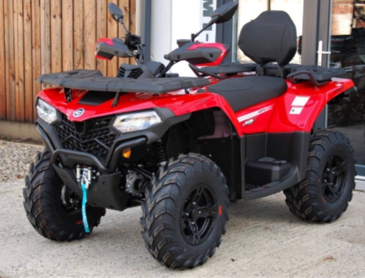 CFMOTO Gladiator X520A RED - PŘEDNÍ, ZADNÍ RÁM A ZADNÍ BOX Z