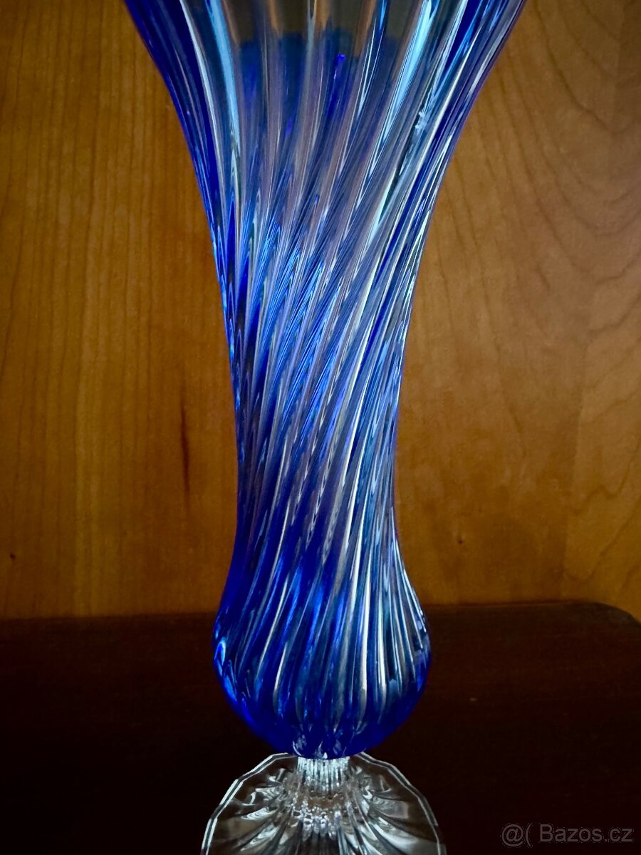 Váza cobalt výška 29,5 cm - 5