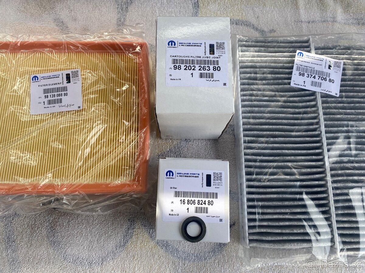 FIlTRY + MOTOROVÝ OLEJ 1.5 BLUEHDI PSA - 5