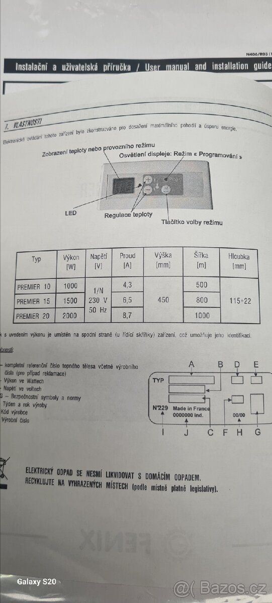 Přímotop sálavý Ecoflex premier - 5