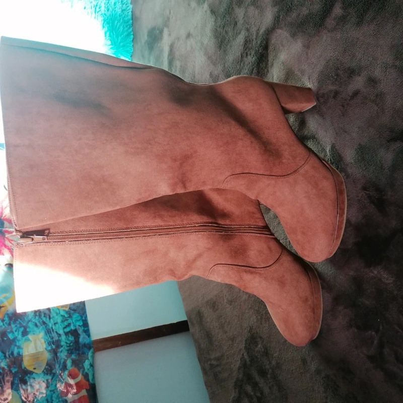 Vysoké kapučínové kozačky vel.40 - 5