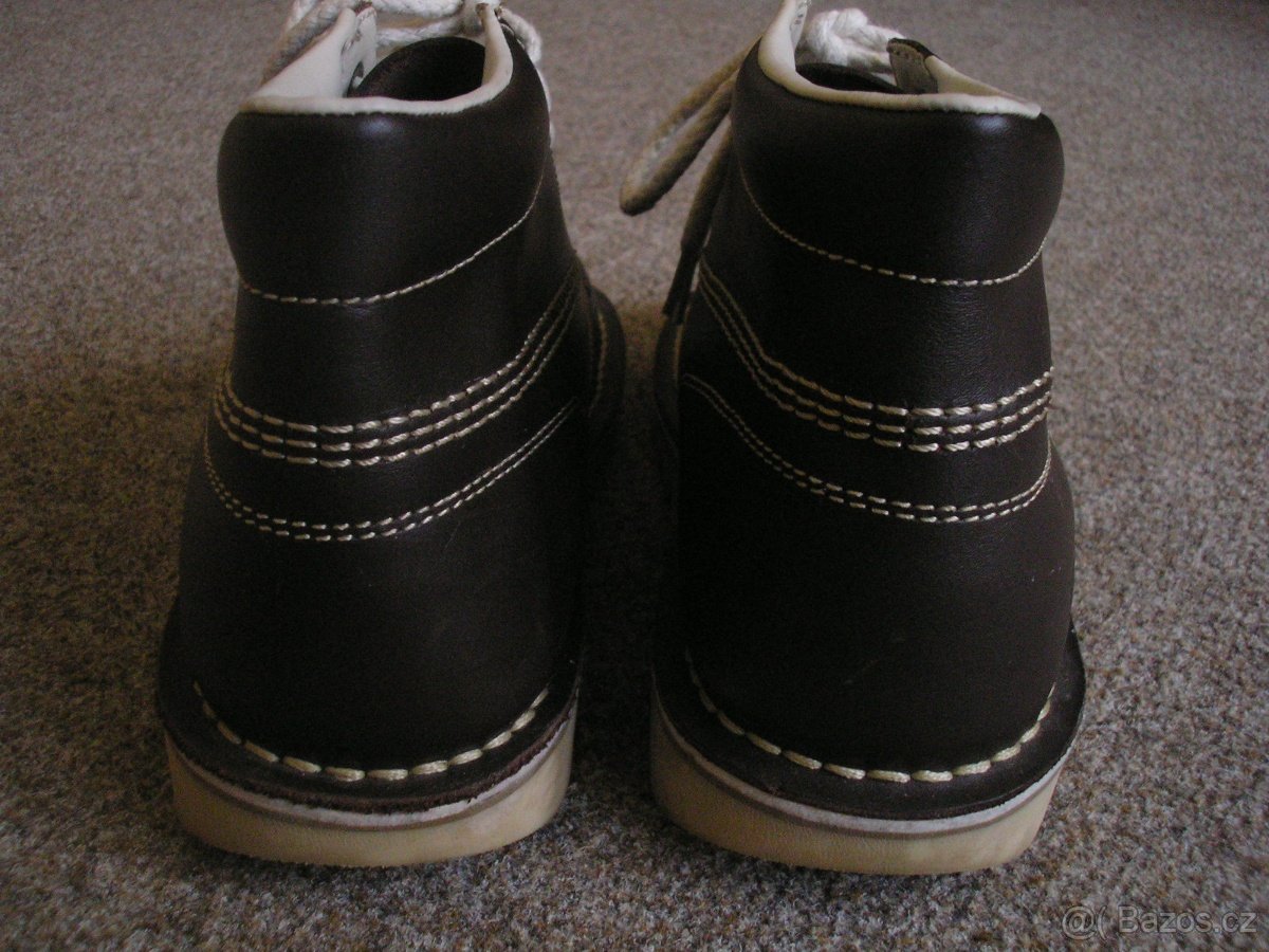 Kožené kotníčkové boty vel.40 - 5