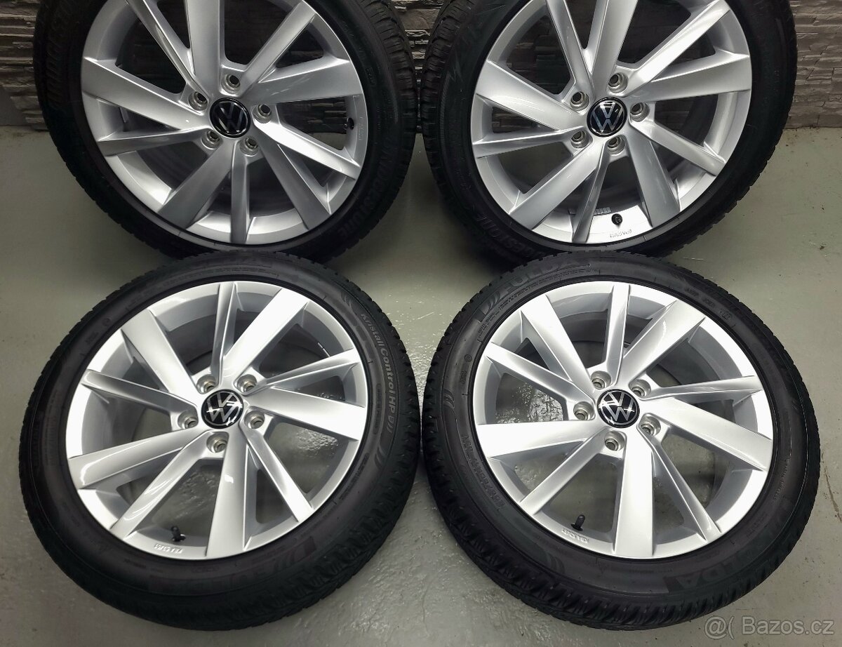 17" Originál VW Gavia 5x112 zimni pneu 5-7mm - 5